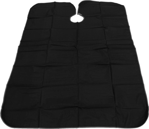 Frizerski strižni pelerina iz najlona 140 × 100 cm, črna