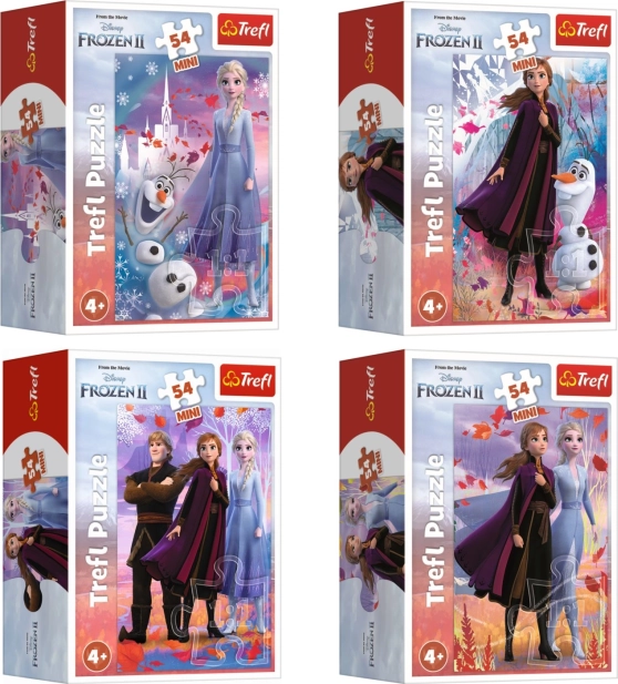 Trefl sestavljanka Ledeno kraljestvo II: Elsa in Olaf, 54 koščkov