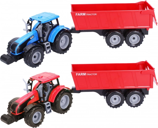 Traktor z prikolico s vztrajnikom 42 cm