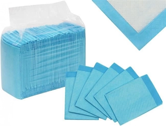 Enkratne higienske podloge za pse 60 × 45 cm – pakiranje 50 kos