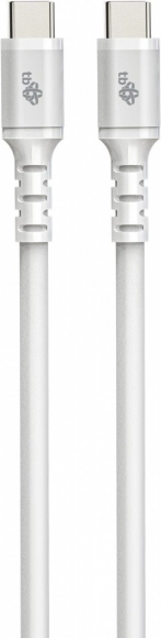 USB C - USB C silikonski kabel 1 m bel