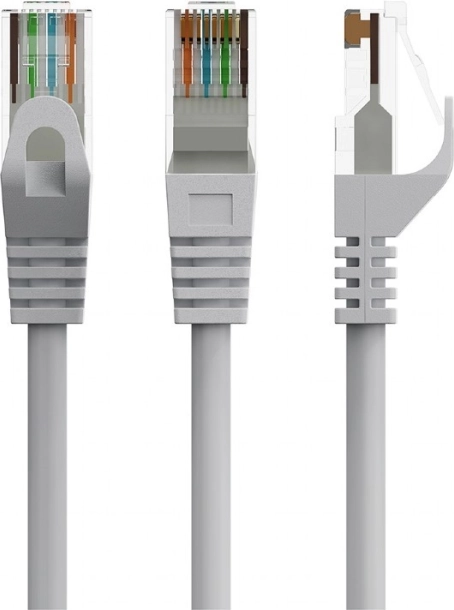 Patch kabel CAT6 med UTP 1.5m siv