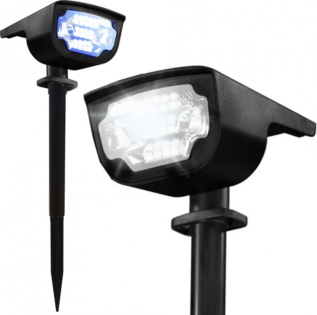 Sončna vrtna LED laterna z večbarvno svetlobo, IP65