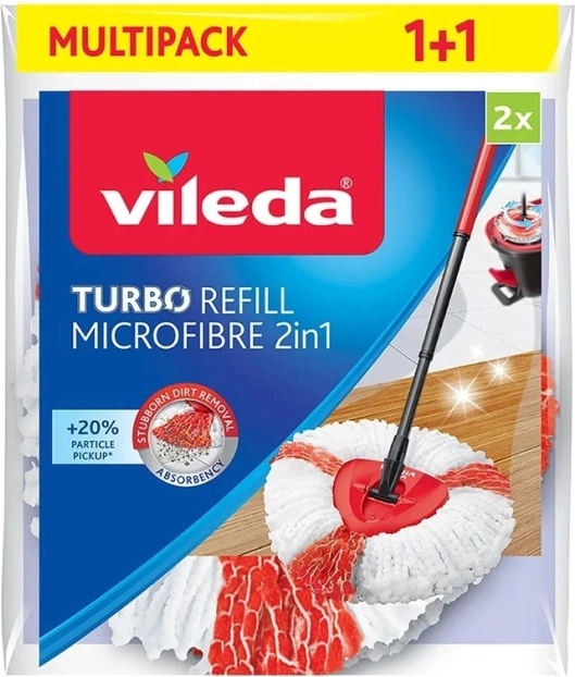 Nadomestna glava za rotacijski mop TURBO 2v1, 2 kosa