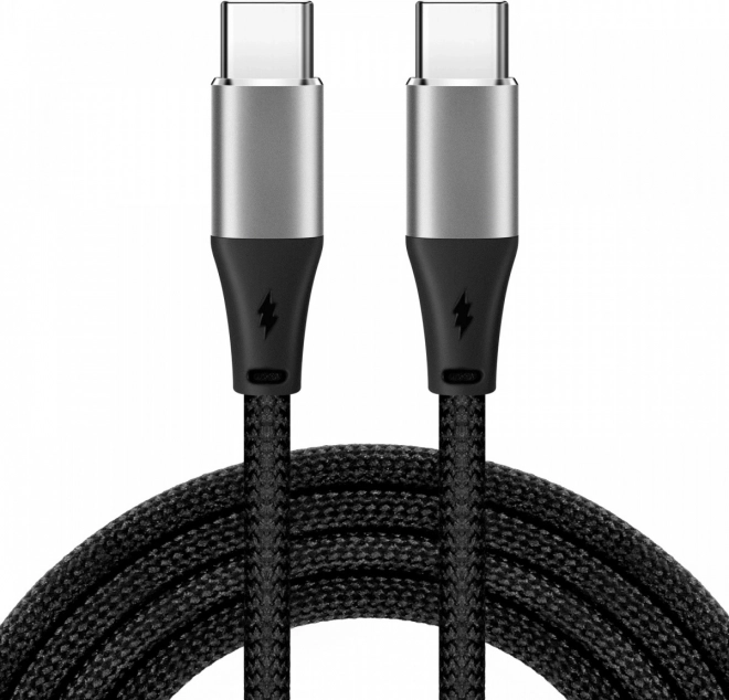 Kabel tipa C črn 1m
