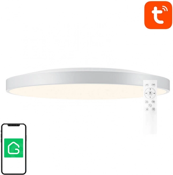 Pametna stropna svetilka 30 cm z Bluetoothom, 16 milijonov barv, 1600 lm – GOSUND LB13
