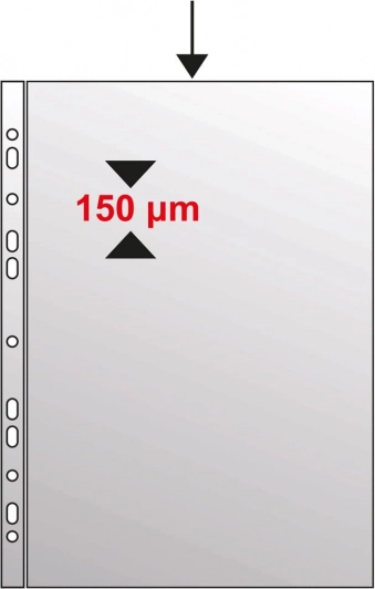 Lesketajoča euro mapa A4 140 mik