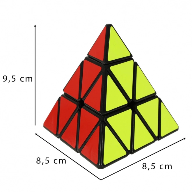 Uganka igra PYRAMINX Rubikova kocka 9,7 cm