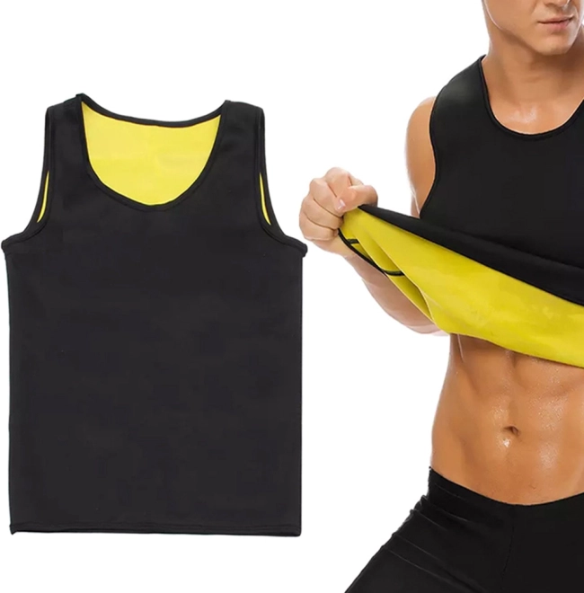 Moška neopren majica za fitnes za hujšanje – velikost L