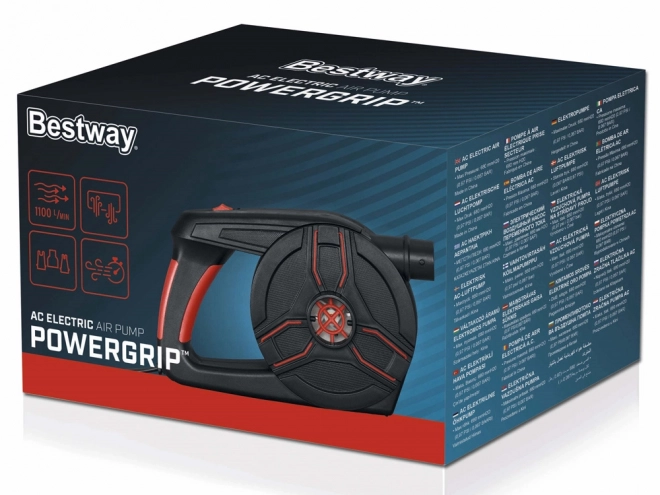Bestway praktična električna pumpa PowerGrip 3 adapterji 62258