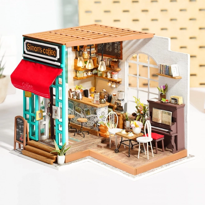 Šimonova kavarna - DIY miniaturna kavarna v hišici za punčke