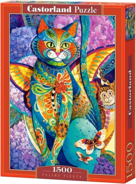 Sestavljanka 1500 kosov Feline Fiesta
