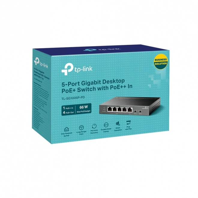 TP-Link TL-SG1005P-PD omrežno stikalo s 5 gigabitnimi PoE vrati