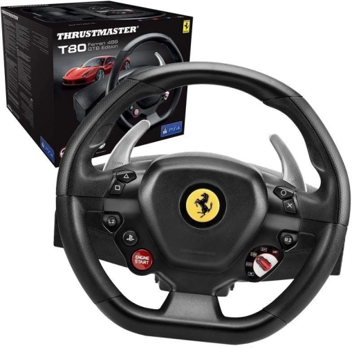 Dirkalni volan Ferrari 488 GTB Edition s pedali za PC in PS4
