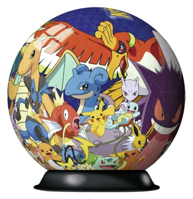 3D Sestavljanka-Krogla Pokemon - 72 kosov