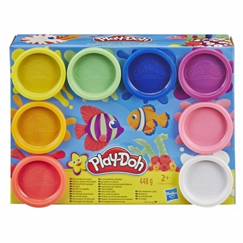 Play-doh Set 8 kosi lončki neonskih barv