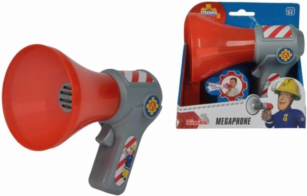 Megafon Gasilec Sam s spremembo glasu 16 cm
