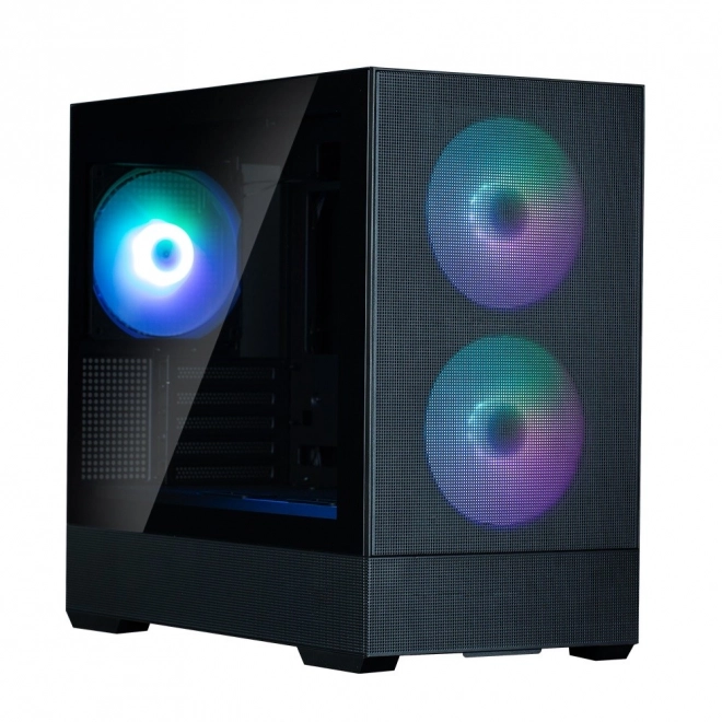 Ohišje P30 Air mATX Mini Tower z ARGB ventilatorji črna