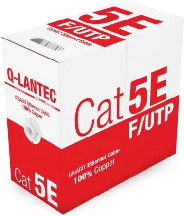 Oklopljen mrežni kabel f/utp cat 5e, pvc, 100% baker, 305 m