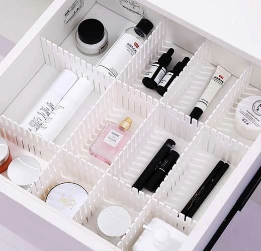 Plastični delilni organizator za predale 4 kosi