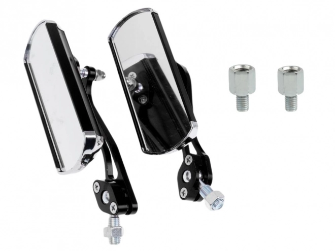 Aluminijasto ogledalo za motor s lahkim nosilcem in adapterjem