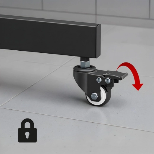 Mobilnost z zagotovljeno stabilnostjo zahvaljujoč kolesom z zavoro