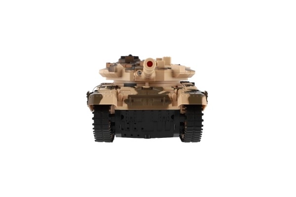 Daljinsko upravljan tank s polnilnim paketom in zvočnimi učinki