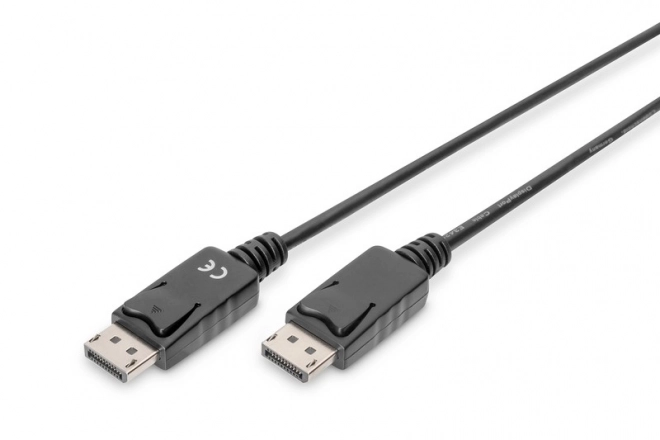 Kabel DisplayPort s sponko 1080p 60Hz FHD DP/M DP/M črna 1m