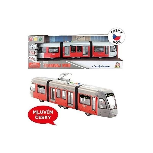 Tramvaj z resničnim obvestilom