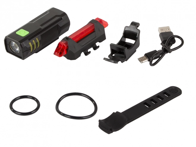 Komplet USB luči za kolo spredaj in zadaj
