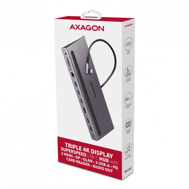 11-v-1 večvratna USB-C razdelilna postaja 5Gbps