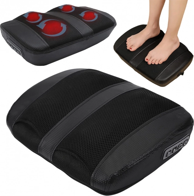 Električni shiatsu masažni pripomoček za stopala z gretjem