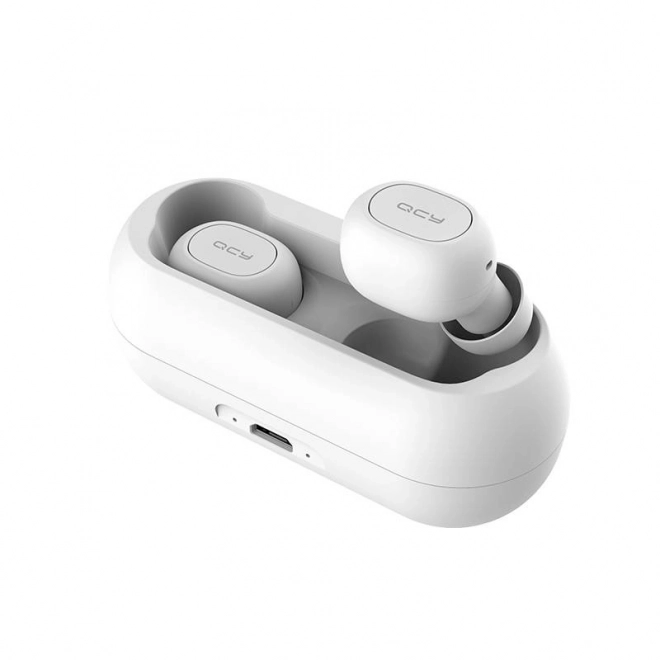 Brezžične slušalke TWS QCY T1C Bluetooth V5.0 (bela)