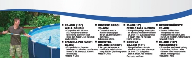 Krtača za čiščenje bazenov Intex 25 cm