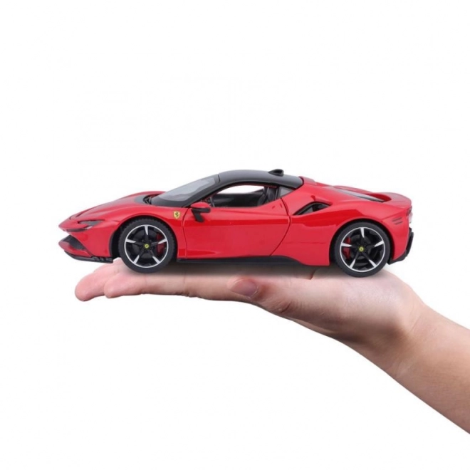 Bburago 1:24 Ferrari Top SF90 Stradale Rdeč