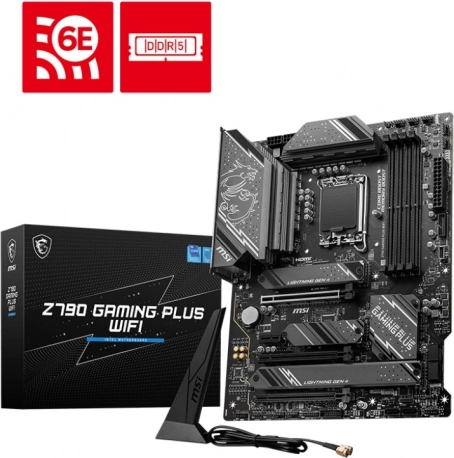 MSI Z790 Gaming Plus WiFi – osnovna plošča ATX za LGA 1700 z DDR5 in HDMI