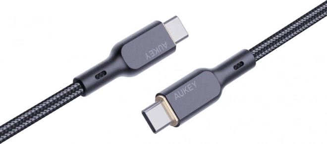 Kevlarjev USB-C kabel AUKEY, 1m, 5A, 100W PD