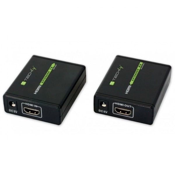 HDMI podaljšek za prenos po kablu Cat.6/6a/7, do 60m, FullHD 3D, črn