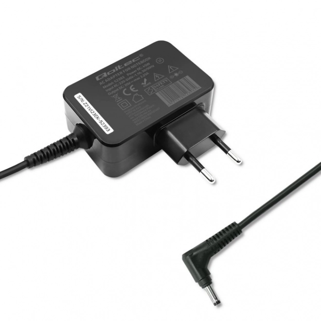 Qoltec polnilec za prenosnike Lenovo 45W