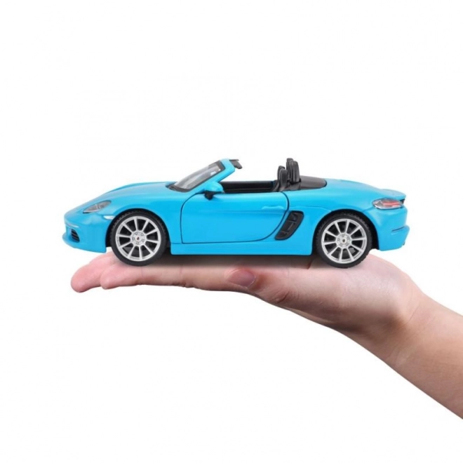 Bburago 1:24 Porsche 718 Boxster Modra