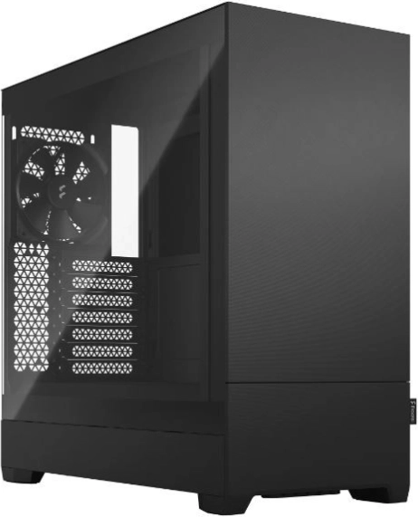Tiho ohišje za računalnik Pop Silent Black s prozornim bočnim panelom