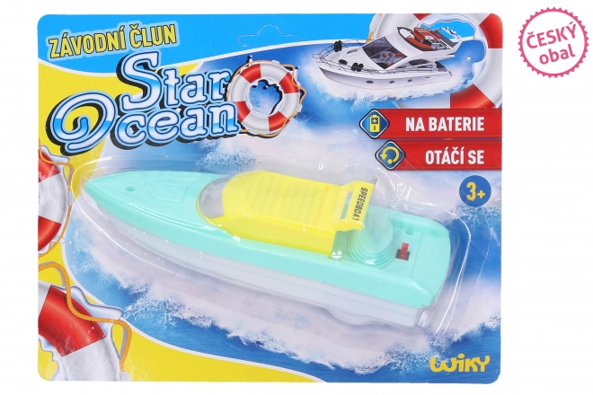 Čoln na baterije 18 cm - češka embalaža