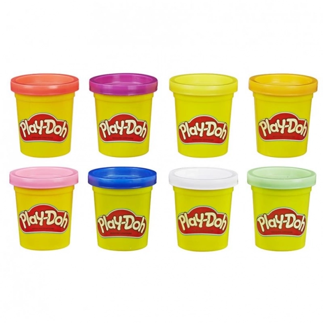 Play-doh Set 8 kosi lončki neonskih barv