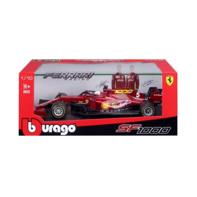 Kovinski model dirkalnika Ferrari SF1000 F1 2020 Tuscan GP Sebastian Vettel
