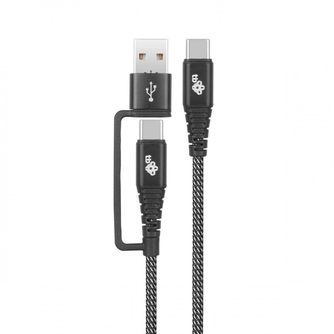 Kabel 2v1: USB-C in USB A z dolžino 1,2 m