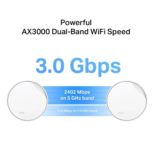 Wi-Fi sistem TP-Link Deco X50-PoE (3-pack) AX3000