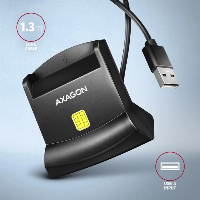 CRE-SM4N USB čitalec identifikacijskih kartic, 1,3m kabel