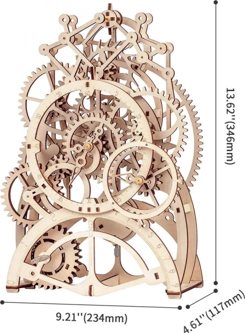 Nihalne ure - 3D leseni komplet