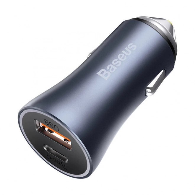 Avto polnilec Baseus z USB in USB-C, 40W