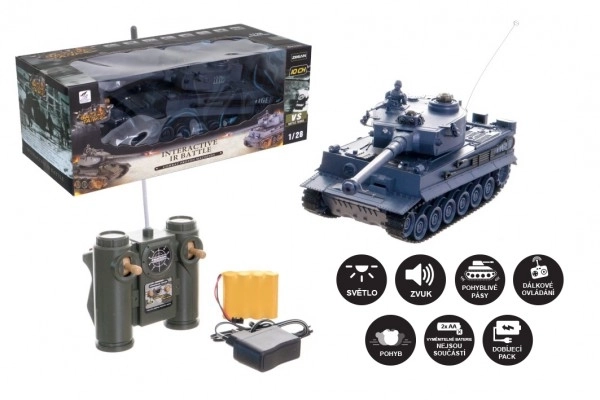 RC Tank Tiger I z zvokom in svetlobo